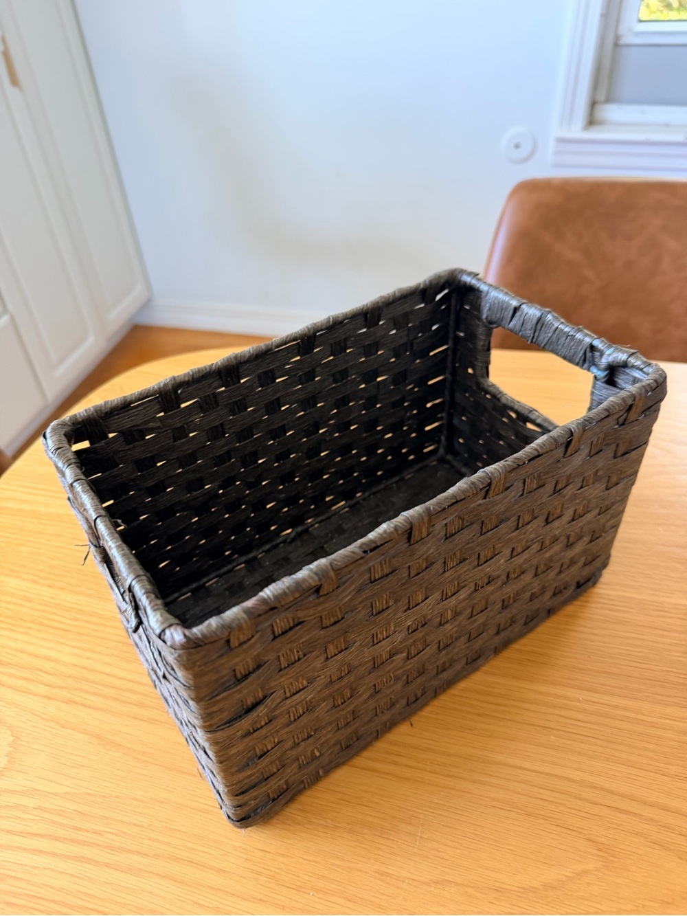 Woven Storage Basket in brown - Home Accents